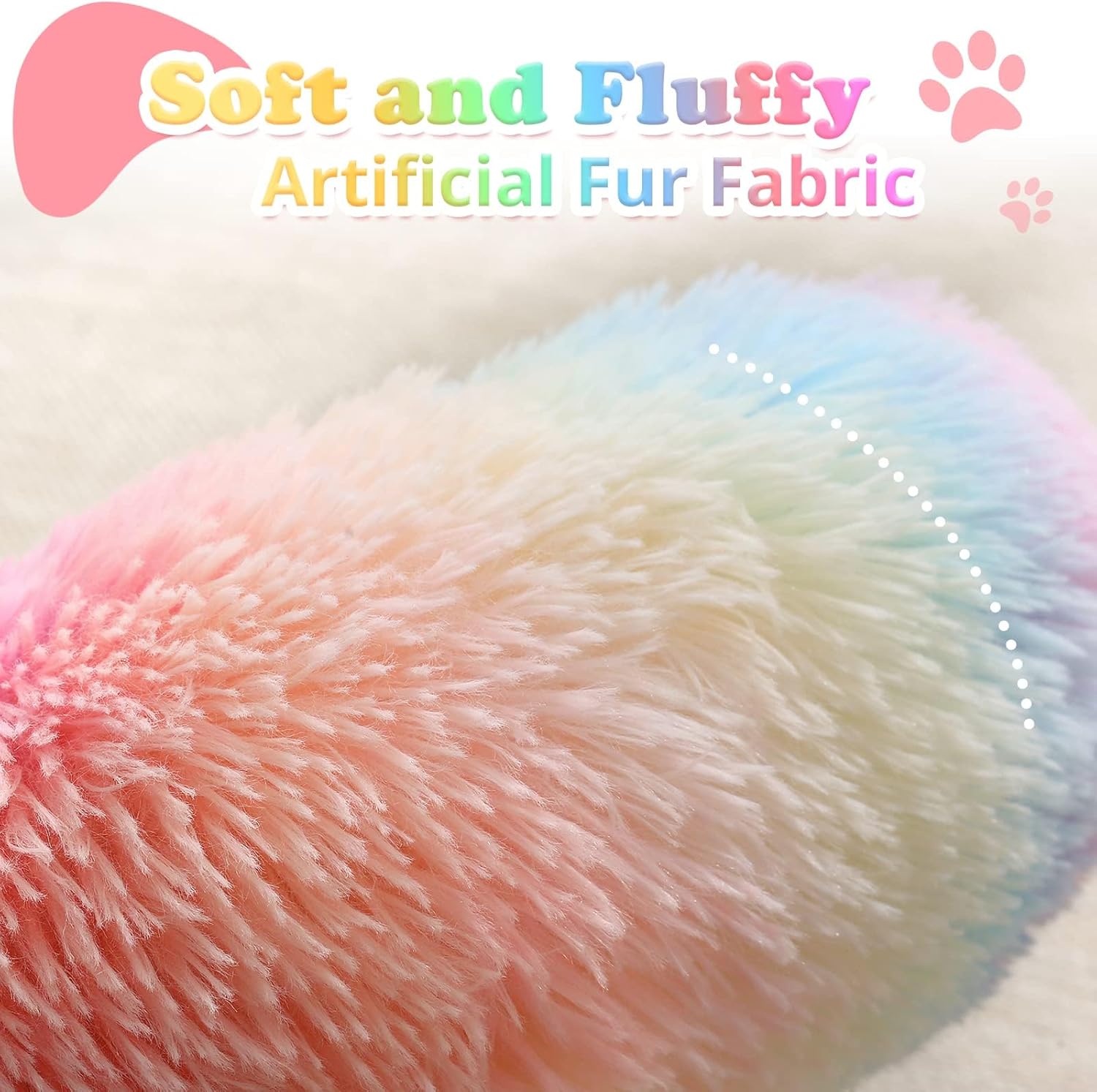 JOLLYVOGUE Dog & Cat Bed, Calming Anti-Anxiety Pet Bed for Small Dogs, Fluffy Donut Cushion for Small and Medium Pets (20")